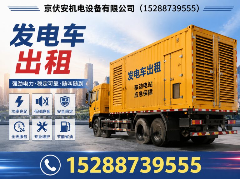 黄山发电车出租展示图